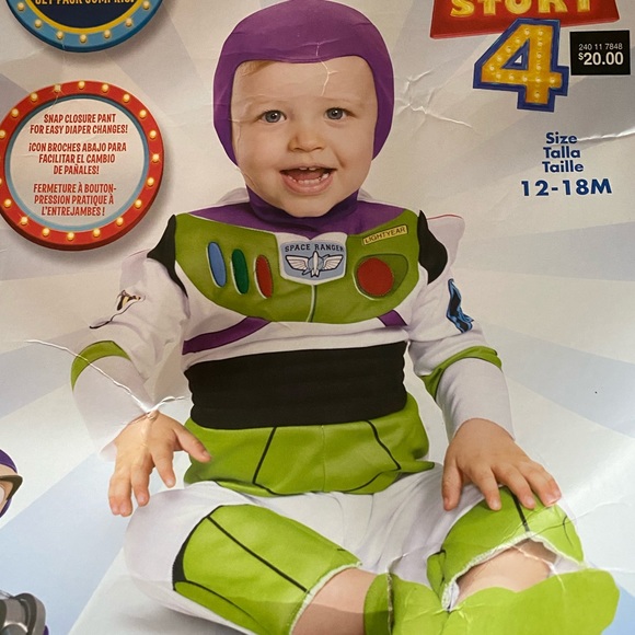 Disney Costumes Buzz Lightyear Toddler Costume 1218 Months Poshmark